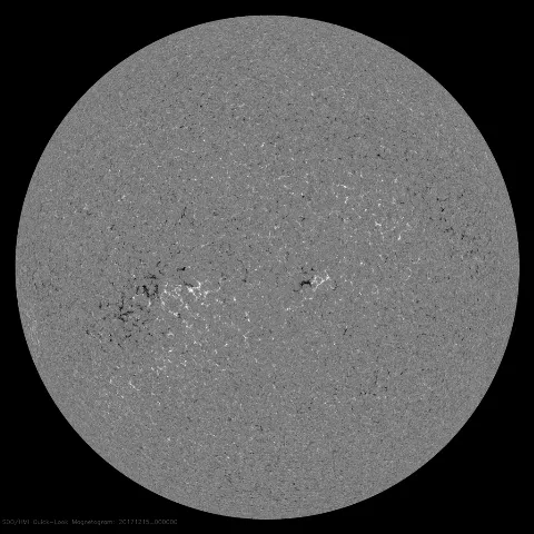 Image of Sun's magnetic field