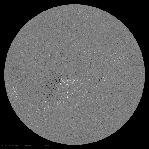 Image of Sun's magnetic field