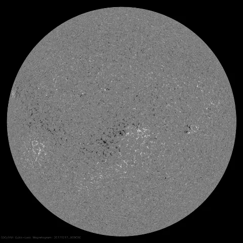 Image of Sun's magnetic field