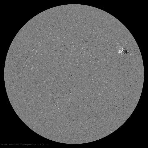 Image of Sun's magnetic field