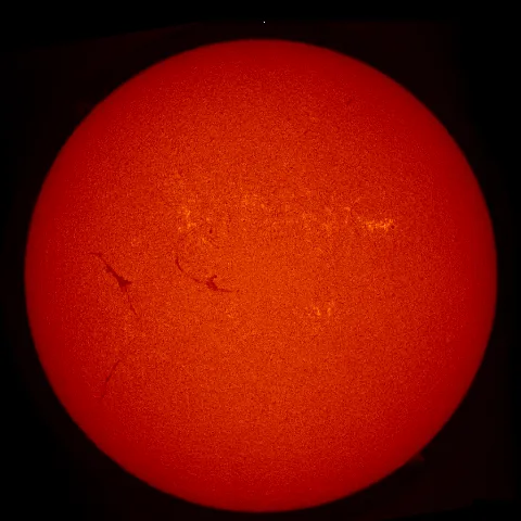 Image of Sun's chromosphere