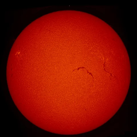 Image of Sun's chromosphere