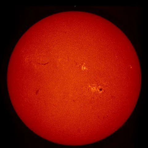 Image of Sun's chromosphere