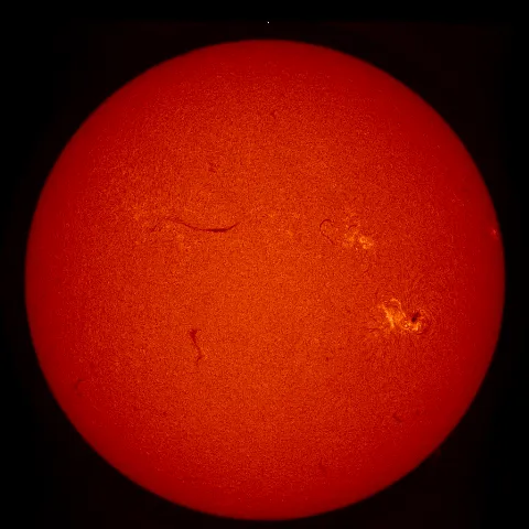 Image of Sun's chromosphere