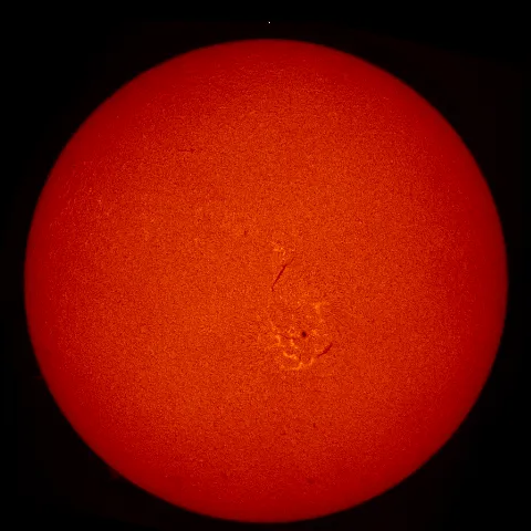 Image of Sun's chromosphere