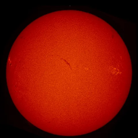 Image of Sun's chromosphere