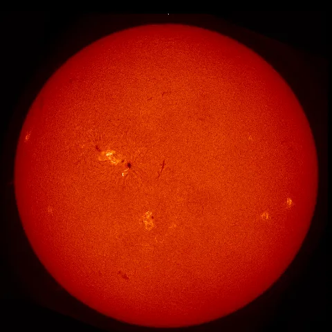 Image of Sun's chromosphere