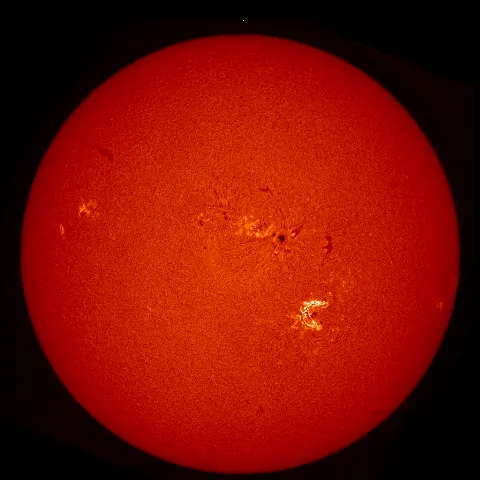 Image of Sun's chromosphere