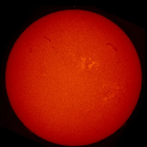 Image of Sun's chromosphere