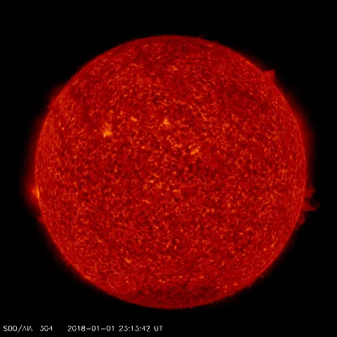 Image of Sun's transition region