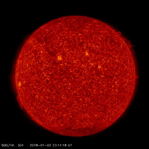 Image of Sun's transition region