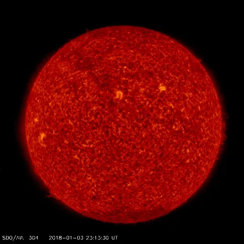 Image of Sun's transition region