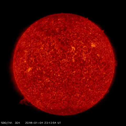 Image of Sun's transition region