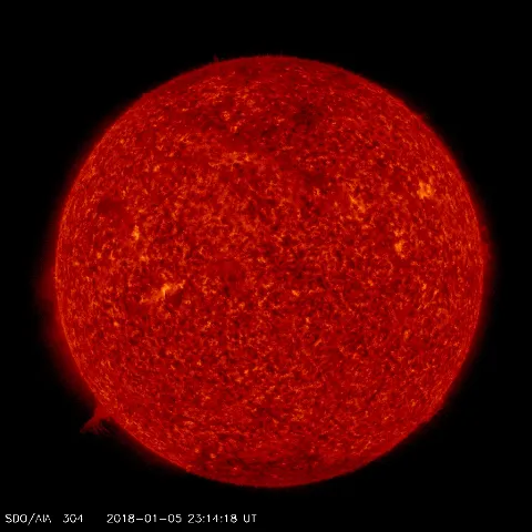 Image of Sun's transition region