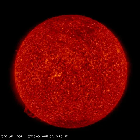 Image of Sun's transition region