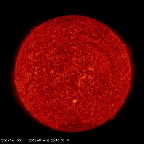 Image of Sun's transition region