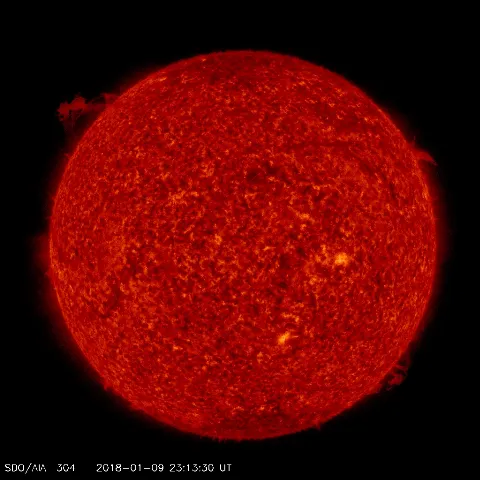 Image of Sun's transition region