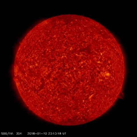 Image of Sun's transition region