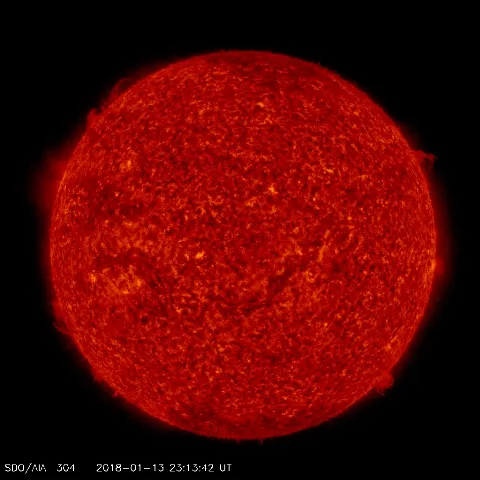 Image of Sun's transition region