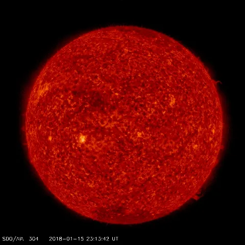 Image of Sun's transition region