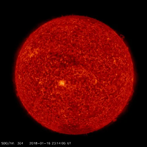 Image of Sun's transition region