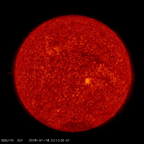 Image of Sun's transition region