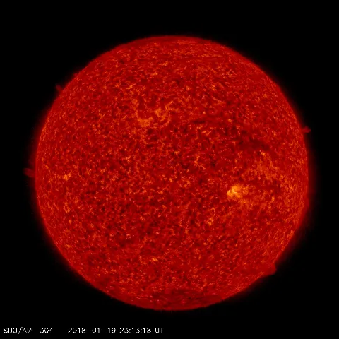 Image of Sun's transition region