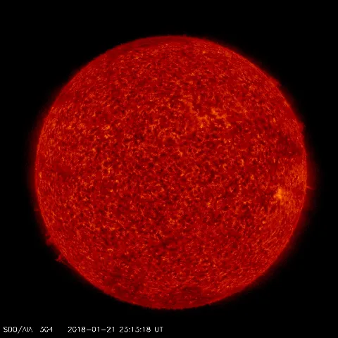 Image of Sun's transition region