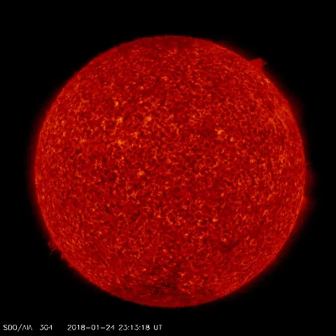 Image of Sun's transition region