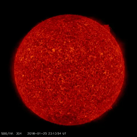 Image of Sun's transition region