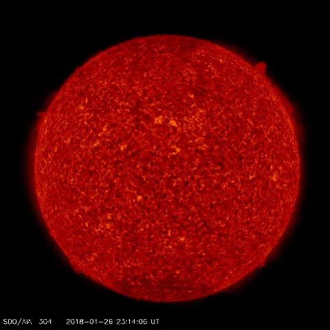 Image of Sun's transition region