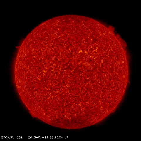 Image of Sun's transition region