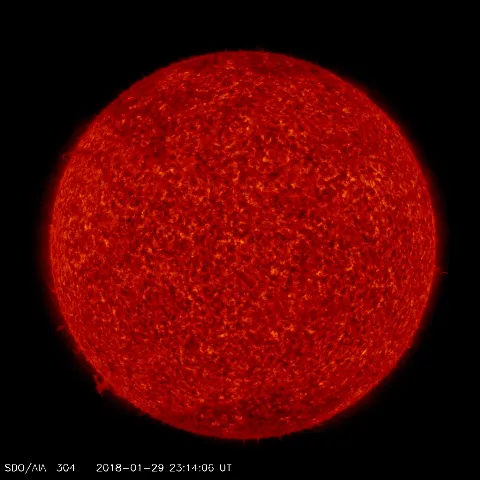 Image of Sun's transition region