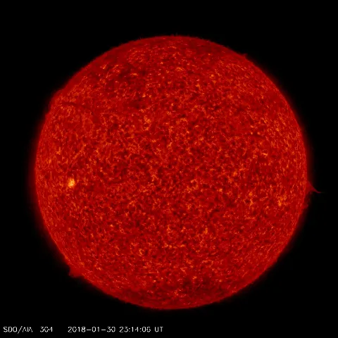 Image of Sun's transition region