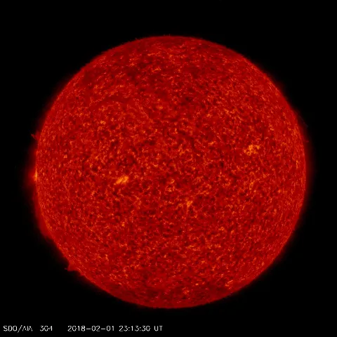 Image of Sun's transition region