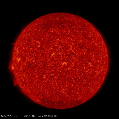 Image of Sun's transition region