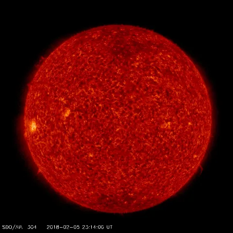 Image of Sun's transition region