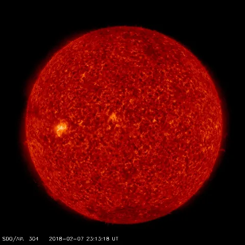 Image of Sun's transition region