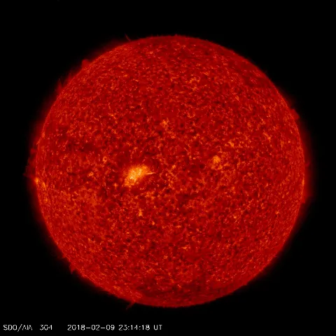 Image of Sun's transition region