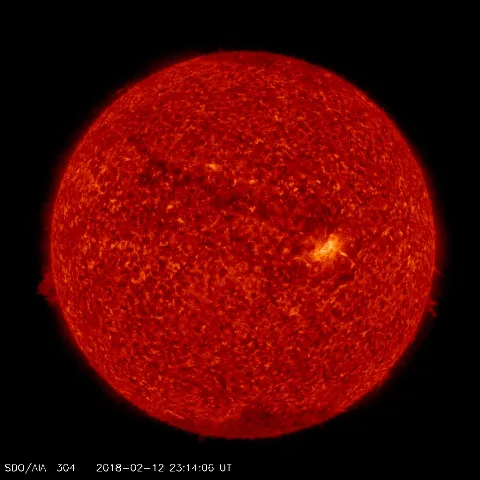 Image of Sun's transition region