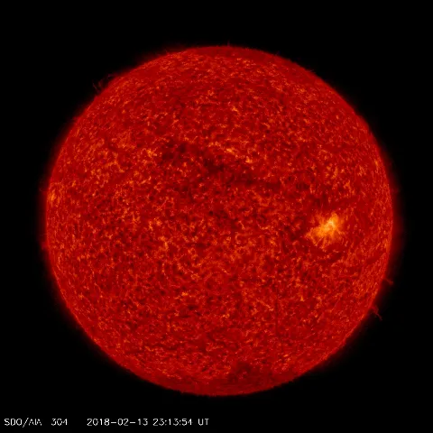 Image of Sun's transition region