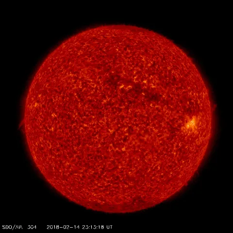 Image of Sun's transition region