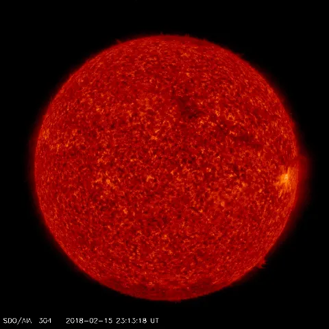 Image of Sun's transition region