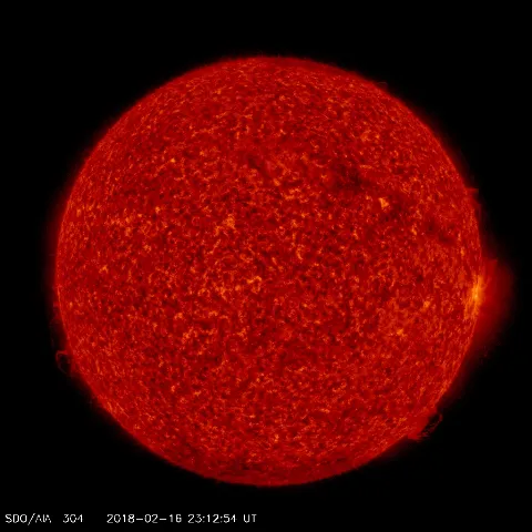 Image of Sun's transition region