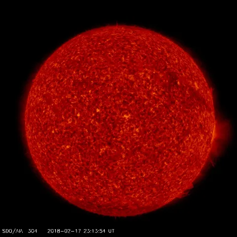 Image of Sun's transition region