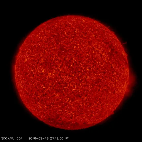 Image of Sun's transition region