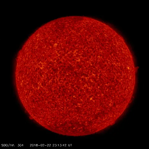 Image of Sun's transition region