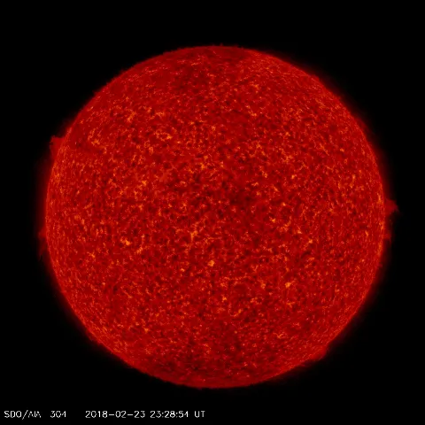 Image of Sun's transition region