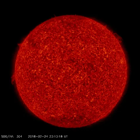 Image of Sun's transition region