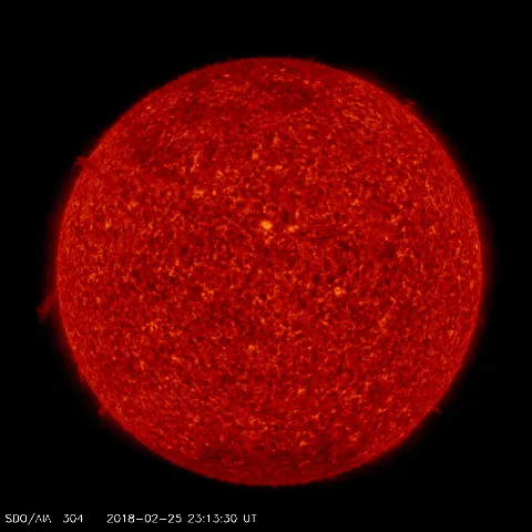 Image of Sun's transition region